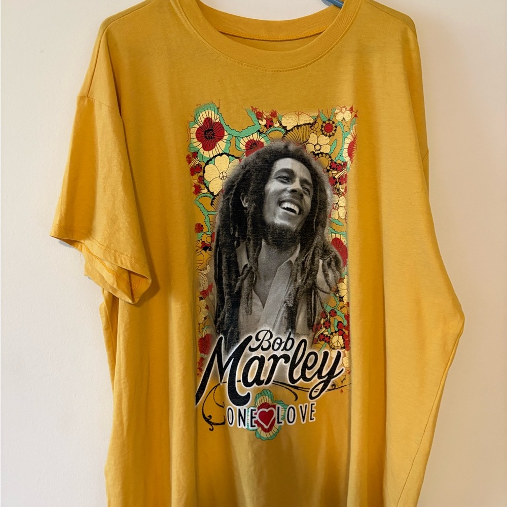 Torrid Yellow Bob Marley Graphic Tee